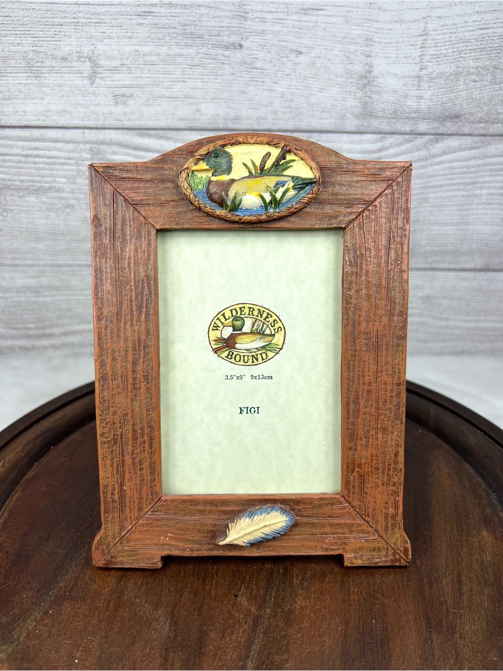Figi Wilderness Bound Hunting 3D Picture Frame 3.5” W x 5” H Duck Cottagecore